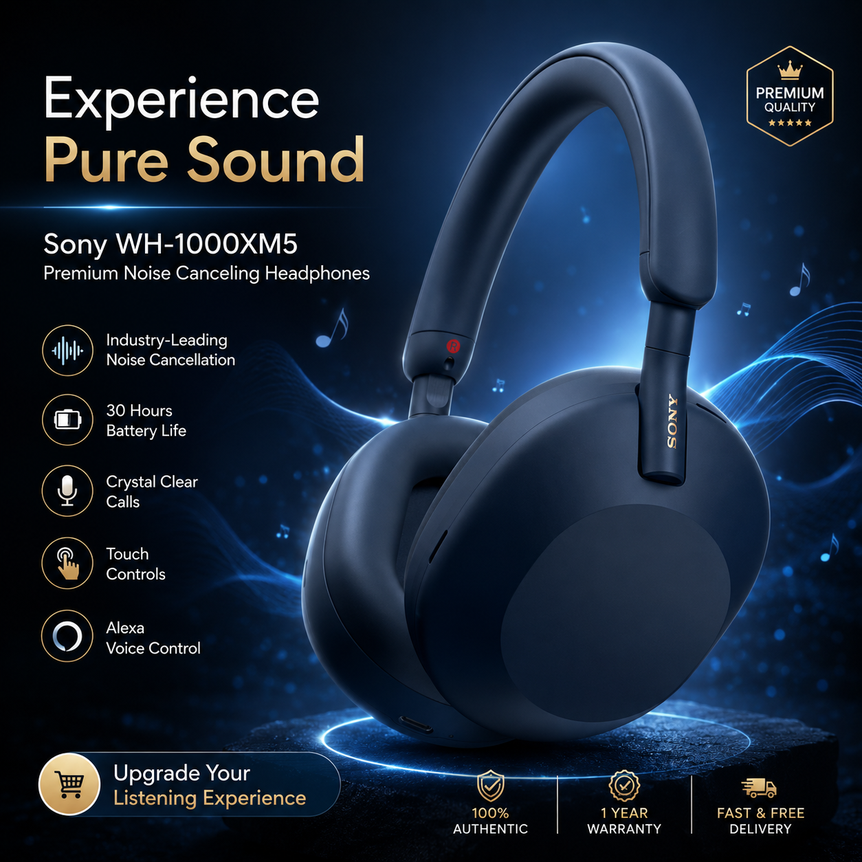 sony wh 1000xm5 premium noise canceling headphones sony wh 1000xm5 premium noise canceling headphones