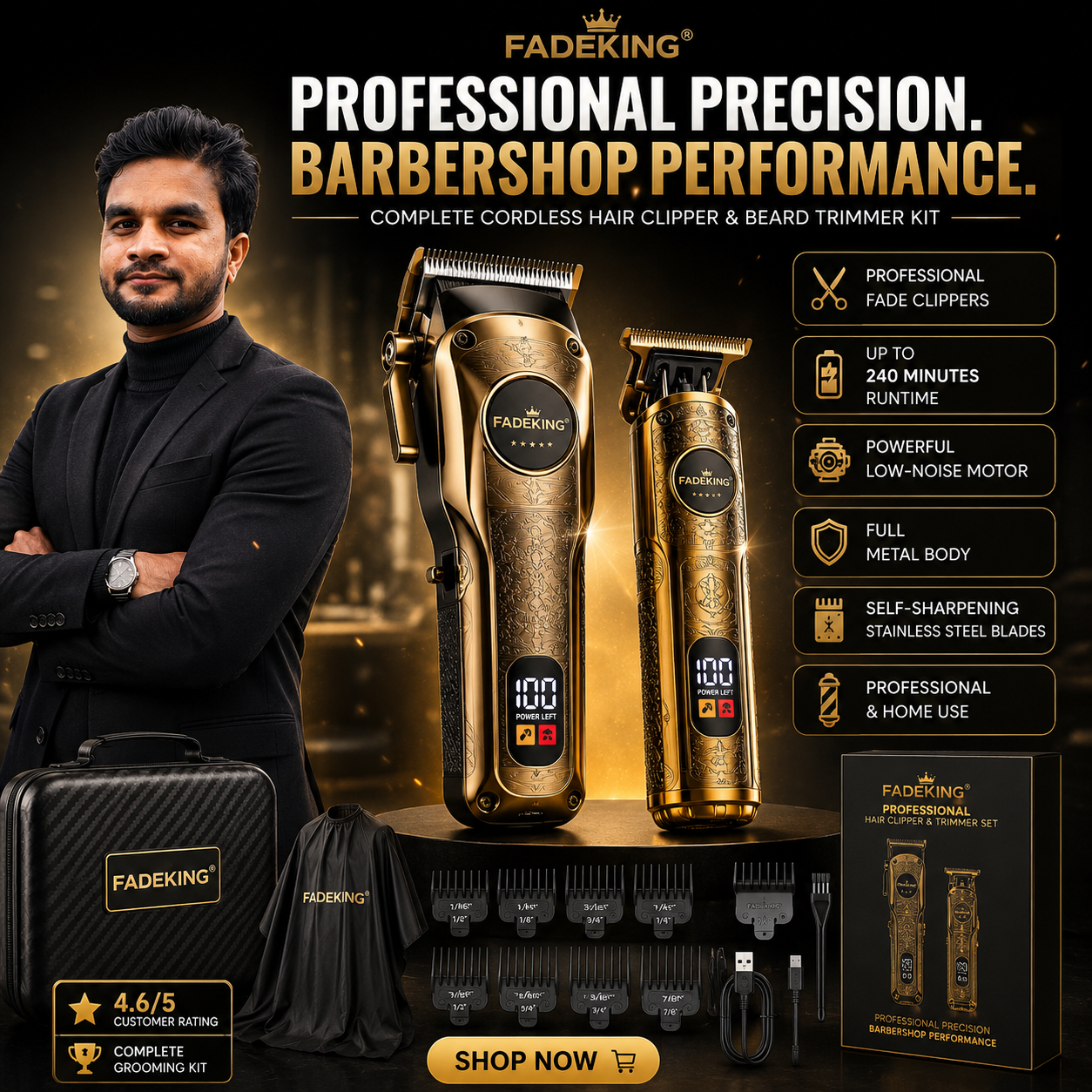 fadeking® professional hair clippers fadeking® professional hair clippers
